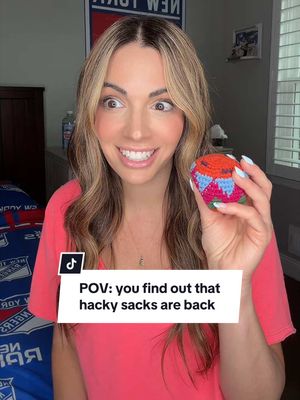 POV: YOU FIND OUT THAT HACKY SACKS ARE BACK  #momlife #momcomedy #hackysack #MomsofTikTok 