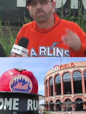 Iconic details of Citi Field from the Marlins Man 👀 #Gametime #Mets MLB