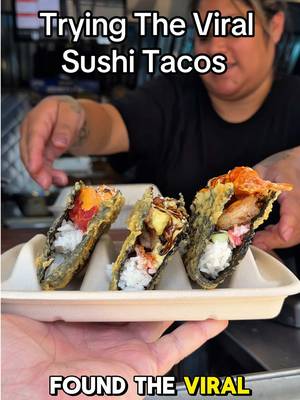 If you’re out in the SB area and have been looking to try these fusion tacos with the crispy tempura seaweed taco shells put this spot on your list. Gonna have to get the nachos next time! FYI, they’re going to be opening a truck in Lawndale soon, too. Like, comment or share this with a friend in the IE that would love these? 🌮🍣 #sanbernardino #sanbernardinocounty #inlandempire #food #Foodie 