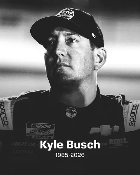 Breaking: NASCAR icon Kyle Busch, a two-time Cup Series champion, has died at the age of 41, the racing series announced Thursday. #NASCAR 