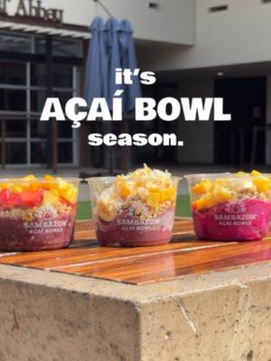 Yes indeed it is! Warm weather = perfect time for an Açaí Bowl 😋