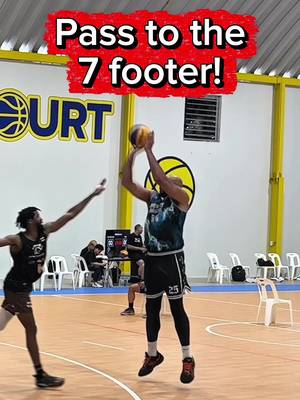 I have a 7 foot teammate… and if we win this game, we play against Tean USA?! Watch Game 1 of the Thrix 3x3 Training Camp!!! #fiba3x3 #basketball 