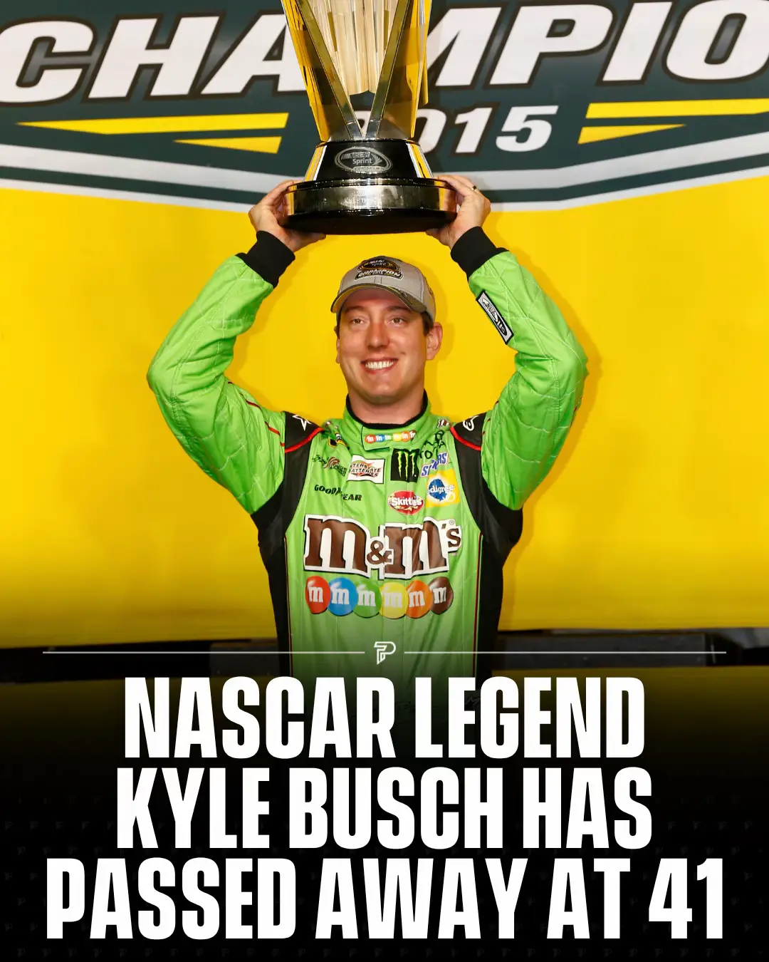 Two time NASCAR champion Kyle Busch has sadly passed away at 41. 🕊️🏁 One of the most iconic and fearless drivers of his generation, Busch leaves behind a legacy that changed NASCAR forever and inspired millions of racing fans around the world. Rest in peace, Rowdy. ❤️ #Pubity #KyleBusch #NASCAR #EmClimaUltraLeve 