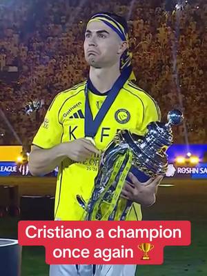 Cristiano Ronaldo leads Al-Nassr to the Saudi Pro League championship 🔥 #Soccer #football #saudiproleague #cristianoronaldo #portugal 