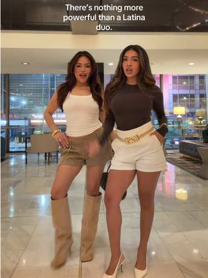 A scary good duo🔥 @Monica Rubi  #latinasbelike #latinastiktok #OOTD 
