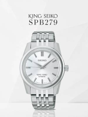 Keanggunan desain klasik bertemu dengan teknologi modern pada KING SEIKO SPB279. #watchcollector #watchlovers #seikocollector #seiko #kingseiko #ksk #luxurywatch #spb279 #WatchCollection