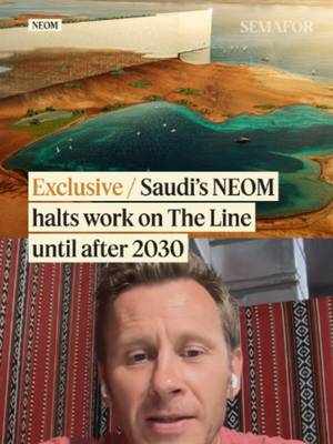 Saudi Arabia’s NEOM has delayed further work on The Line — the planned 170-kilometer long dual skyscrapers once projected to cost more than $1 trillion — until at least after 2030 as the kingdom’s sovereign wealth fund shifts spending toward developing infrastructure like ports and data centers. Tap the link to read the full scoop in Semafor Gulf.