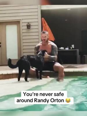 When Randy Orton RKOd his own son into the pool during Memorial Day weekend 😂 No one is safe. 🐍 (🎥: randyorton/IG) #WWE #WWEonNetflix #RandyOrton