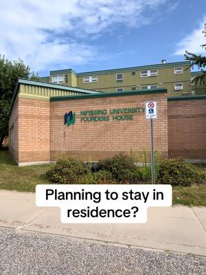 Planning to stay in residence? Pay your deposit by June 1 to secure your spot. #NipissingU #publicserviceannouncement #residence #reminder #campuslife 