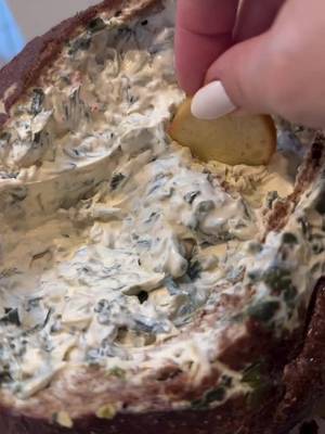 The party doesn't start until you whip out the Spinach Dip! 🎉 And @aldentediva knows the secret to any delicious dip is a little Knorr 🥣 Ingredients 1 packet Knorr Dry Vegetable Recipe Mix 1 cup mayonnaise 16 oz sour cream 10 oz frozen spinach 1 large rye or sourdough bread loaf crackers Instructions 1. In a medium bowl, add spinach, Knorr Vegetable Recipe Mix, mayonnaise and sour cream. Mix everything together until well combined. 2. Cover tightly and place in the fridge overnight or for at least 2 hours to let flavors combine. 3. Restir when ready to eat. Serve in a bread bowl alongside your favorite crackers. #Knorr #spinachdip #diprecipe #EasyRecipe #partyrecipes