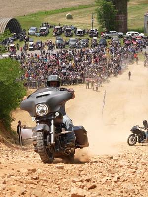 Baggers on the hill at Tennessee Motorcycles and Music Revival. *Harley-Davidson does not endorse or condone the actions of these real riders on their real motorcycles. Ride Safely and in accordance with applicable laws and regulations. #HarleyDavidson