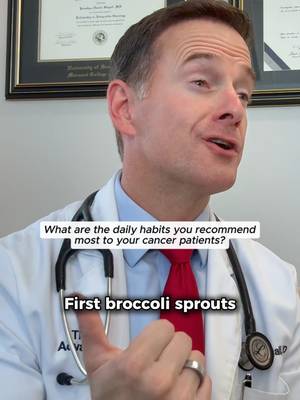 What daily habits does Dr. Stegall recommend most to his cancer patients? In this video, he shares three simple strategies he discusses regularly: broccoli sprouts, modified citrus pectin, and vitamin D. While these aren't replacements for cancer treatment, they may play a supportive role in helping patients maintain overall health throughout their cancer journey. One of the most important takeaways? Many patients don't realize they're low in vitamin D until it's tested. Which of these recommendations have you heard about before? #Cancer #CancerTreatment #CancerEducation #cancerdoctor #cancerprevention
