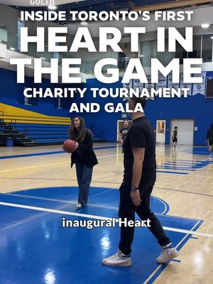 Meet the couple behind Toronto’s inaugural Heart in the Game charity basketball event. 🏀 📹: CULTR #FYP #ForYouPage #Ad 