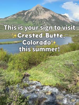 My favorite mountain town in Colorado, hands down!✨🏔️🥾🪻 #CrestedButte #ColoradoMountains #MountainTown #ColoradoSummer #KateOutdoors 