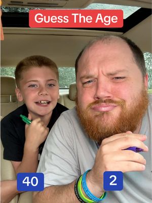 Guess the age! 👀😂 #fypシ #guesstheage #fatherandson 
