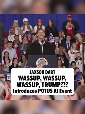 New York Giants quarterback Jaxson Dart is a big Donald Trump guy ... and the young star made that clear as he introduced the President at an event on Friday 👀