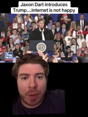 Jaxon Dart has become involved in politics after introducing Donald Trump today. 