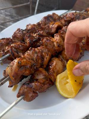 Serves 4–6 INGREDIENTS 1 kg (2 lb 4 oz) skinless, boneless chicken thigh fillets, cut into 7.5-cm (3-inch) chunks 4–6 long metal skewers For the marinade 4 tbsp thick set natural yoghurt 1 heaped tbsp Turkish sweet red pepper paste (tatlı biber salçası) 1 tbsp finely chopped fresh parsley leaves 1 tbsp olive oil 1 tbsp pomegranate molasses 1 tbsp clear honey 1 tsp salt 1 tsp black pepper 1 tsp pul biber 1 tsp paprika To serve 1 tsp dried oregano 1 tsp fresh lemon juice 1 tsp extra virgin olive oil #melizcooks #tavukşiş #chickenkebab #heatwave #bbq