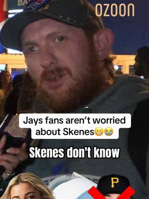 Jays fans were feeling pretty confident after the Game 1 win against the Pirates😤 Should they be feeling good about facing Skenes for Game 2?  @Fan First Jays gamedays powered by @ozooncanada  #bluejays #pirates #livvydunne #MLB #BrandPartner 
