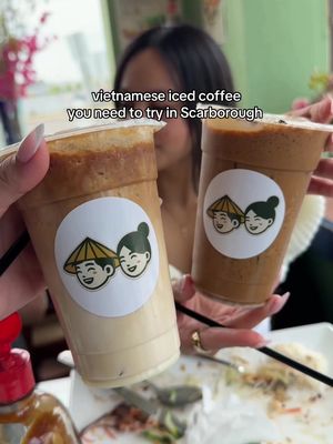 Vietnamese coffee is top tier ☕️ #torontocafe #scarboroughfood #scarboroughcafe #vietnameseicedcoffee 