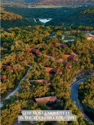 ✨ THE MOST UNIQUE STAY IN THE TEXAS HILL COUNTRY ✨ Would you stay in a luxury treehouse or a glass greenhouse? 🌿🌅 📍 Onera Wimberley  This hidden Hill Country getaway features incredible Spyglass Treehouses perched above the trees with panoramic views and stunning Greenhouses with living rooftops and floor-to-ceiling glass walls that make you feel surrounded by nature. Each stay includes a private hot tub, king bed, spa-style bathroom, kitchenette, and a deck overlooking the Texas Hill Country. The property also features an infinity pool, hot tub lounge, scenic walking trails, and a beautiful event venue for weddings and special events. Best of all, you’re just minutes from Wimberley Square, Blue Hole, Jacob’s Well, wineries, shopping, and great restaurants. #texastravel #wimberley #uniquestays #texashillcountry #exploretexas 