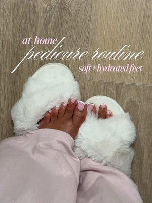 Foot care routine for the softest and prettiest feet ✨ I do this routine 3x a week but moisturize every night with a pedicure once a month! Products used  @The Ordinary glycolic acid 7% @AquaphorUS healing ointment  @LOCCITANE amande oil #SelfCare #hygienetips #bodycare #footcare 