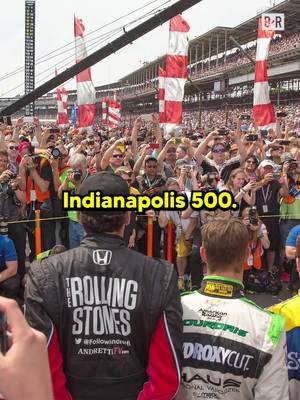 The largest sporting event in the world is the Indy 500 🤯 #nascar #indy500 #racing #speedway #sports 