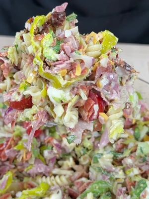 Chopped Italian Pasta Salad #mrmakeithappen #fyp #foryou 