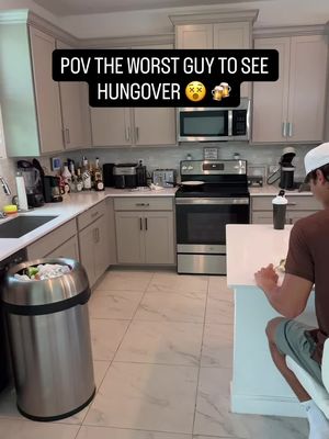 the worst guy to see hungover 🤕 