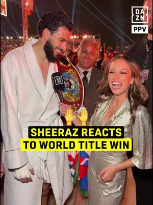 "Why not? Let's get it on!" Hamzah Sheeraz welcomes Canelo fight after world title win 🎟️ Buy #UsykRico Live now on DAZN | @ringmagazine 🤳 #DAZNBoxing #HamzahSheeraz