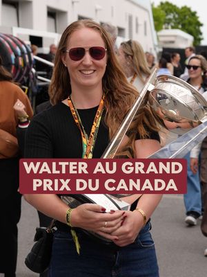 La première promenade dans le paddock @F1GPCanada pour Walter 🏎️🏆 Walter’s first walk through the F1 paddock