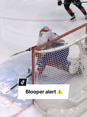 Moment cocasse du match 😂 Blooper alert #NHL #Playoffs #Funny #Blooper #Hockey