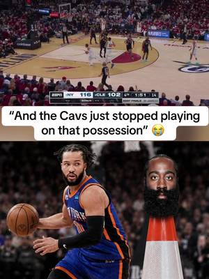 The Knicks are ONE WIN away from the NBA finals and are trading at a 96% chance to advance!  Is the series over or can the Cavs be the first team to come back from down 3-0?  #NBA #knicks #newyork #cavs #fyp 