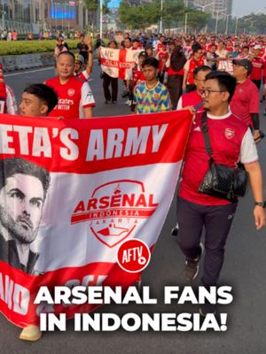 Arsenal fans in Indonesia celebrating the Premier League title. 🇮🇩🏆  #Arsenal #AFTV #PremierLeague #Sportsontiktok