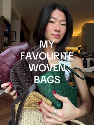 if you know me you’ll know my obsession with woven bags #bagrotation #wovenbag #summerbag