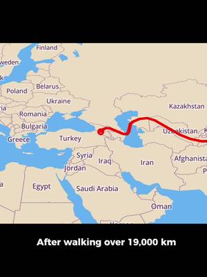 Crossing from Georgia into Turkey on days 987-992 of my walk around the world 🌏 🇹🇷 #turkey #travel #Hiking #backpacking 