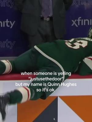 whatever works #quinnhughes #mnwild #NHL 