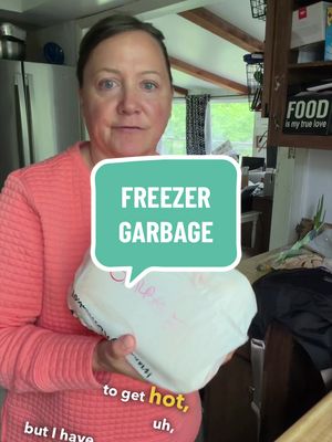 As the weather starts warming up here in the Midwest, let’s talk about “freezer garbage.” 😂 Whenever I have meat go bad before I can use it, there is NO way I’m throwing it straight into the outdoor garbage can to marinate in the summer heat for a week. Absolutely not. So I wrap it up tight, label it “GARBAGE” and toss it in the freezer until Tuesday night, which is garbage night at my house. Then out it goes! Please tell me I am not the only one who does this. 😂 I feel like this is one of those weird household hacks everyone quietly does but never talks about. Do you have “freezer garbage” at your house too? Let me know in the comments!
