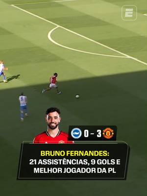 O TAL DO JOGADOR COMPLETO! 🔥⚽ Bruno Fernandes marcou o terceiro gol do Manchester United sobre o Brighton e vem fechando a temporada com 9 gols e 21 assistências. O português atuou em TODOS OS JOGOS desta Premier League e foi considerado o melhor jogador pela própria competição. GIGANTE! 🔥 👉 Assista a Brighton x Manchester United, AO VIVO e COM IMAGENS, no YouTube da ESPN Brasil! #PremierLeagueNaESPN #BrunoFernandes #ManchesterUnited #Brighton #TikTokEsportes