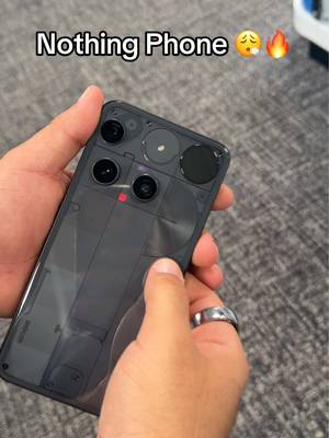 The @Nothing Phone is SO SLEEK 😮‍💨🔥 #nothing #nothingphone 