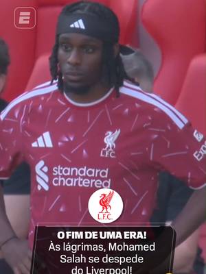 Caiu um cisco aqui! 🥹 Após 9 anos, um dos maiores ídolos da história do Liverpool se despede de Anfield! Mohamed Salah estará para sempre na história dos Reds! 👉 Assista à ÚLTIMA RODADA DA PREMIER LEAGUE, AO VIVO, pela ESPN no Plano Premium do #DisneyPlus! #PremierLeagueNaESPN #Live #sALAH