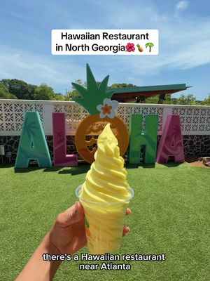 Hawaiian spot with Mochi Donuts, Huli Huli Chicken, and Pineapple Soft Serve! 📍 Hello Hilo in Gainesville #atlantafoodies #northgeorgia 