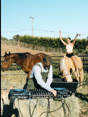 DROPPING IDs ON THE FARM #majorlazer #diplo #newmusic 