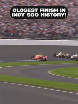 THE CLOSEST FINISH IN INDY 500 HISTORY! 🤯 #INDYCAR #Indy500