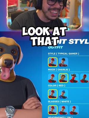Typical Gamer Icon Skin - ALL Customizations and Styles #icon #Fortnite #clips 