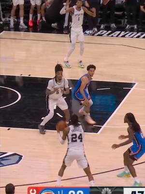 FROM WAYYYYYYYYYYYYYYYY OUT.  #victorwembanyama #spurs #NBA 📺 NBC | Peacock