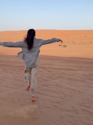 Nothing I love more than frolicking abroad #travel #fyp #solofemaletravel #oman #Love