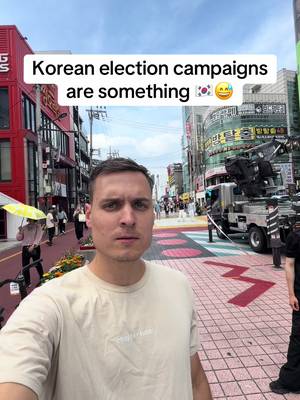 Elections in Korea are a bit different… 😅 #korea #seoul #southkorea 