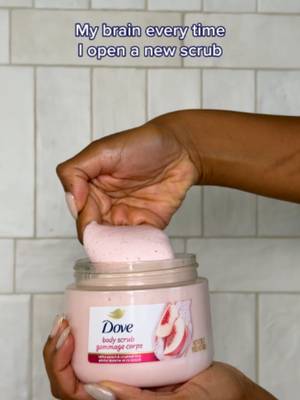With a texture this satisfying, we can’t even be mad at it… #Dove #BodyScrub #Satisfying #ScrubTok