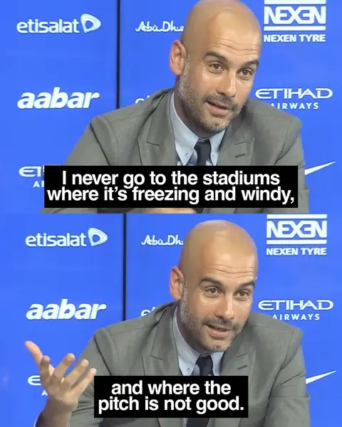 It's safe to say that Pep delivered on everything he promised at his first-ever Manchester City press conference…  #Soccer #football #pepguardiola #mancity 